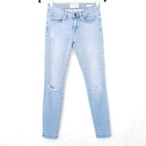 FRAME Le Skinny de Jeanne Miramonte Wash Size 25